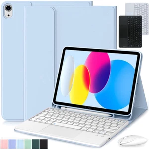 Touchpad Keyboard Case Mouse For iPad 5/6/7/8/9/10/11th Gen Air 3 4 5 6 Pro 11 - Picture 1 of 43