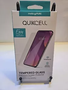 Quikcell MOTO G PURE Tempered Glass Screen Protector Shatterproof PREMIUM - Picture 1 of 2