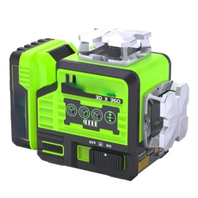 360 Degree 3D Green Laser Level Self-Leveling with Bluetooth Smart Control - Image 1 of 4