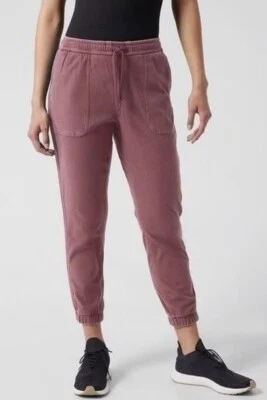 Athleta Farallon Weekender Pants S Tawny Rose Jogger Ankle Crop - Image 1 of 4