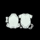 Baby Clothes Metal Die Cuts Stencil for DIY Scrapbooking Diary Embellishments