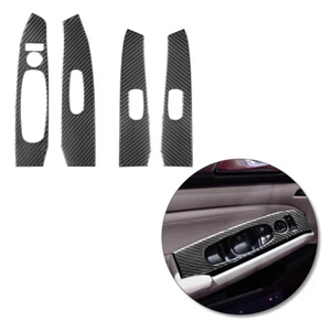 For Carbon Fiber Nissan Altima 19-22 Carbon Fiber Trim Door control switches 4pc - Picture 1 of 19
