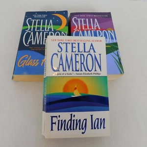 Lot of 3 Stella Cameron PB Novels Glass Houses 2001 Tell Me Why 2002 Finding Ian - Imagen 1 de 10