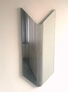 Wandspiegel, sechseckig, Einzelanfertigung, Designerstück - Bild 1 von 2