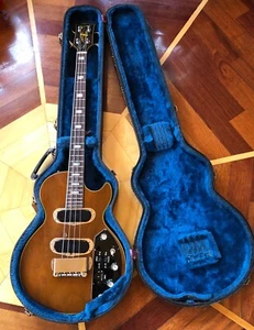 ORIGINAL VINTAGE 1970s Gibson Les Paul Triumph Recording Bass Walnut Orig. Case - Picture 1 of 21