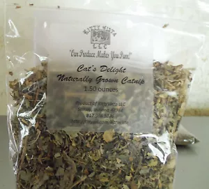 Catnip Cat Treat Organic 1 1/2 oz recloseable pkg USA grown - Picture 1 of 1