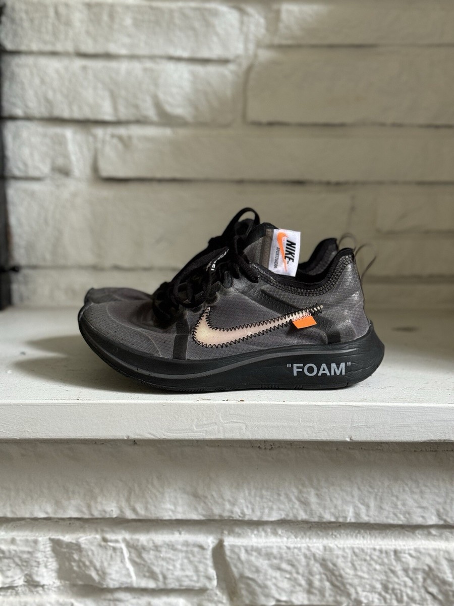 Nike Off-White x Zoom Fly SP Black for Sale | Authenticity Nike Off-White x Zoom Fly SP Black for Sale | Authenticity