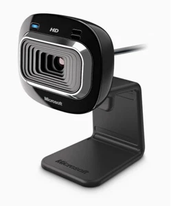 Webcam Microsoft LifeCam HD 3000 720p HD Video 3MP Camera Skype Built-in Mic USB - Picture 1 of 9