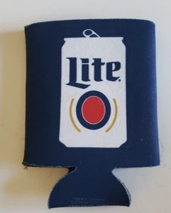 Miller Lite Ghost Can Cooler Beverage Koozie Holder - Imagen 1 de 3