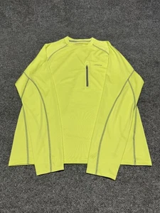 Camisa Pullover Patagonia Parasol Crew Capa Capiliene Verde Neón Hombres Mediana - Imagen 1 de 6