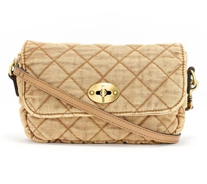 Patricia Nash Acolchado Denim Bonny Bandolera Galleta Nuevo - Imagen 1 de 1