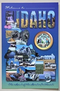 Idaho Postkarten. Staatskarten. - Bild 1 von 2