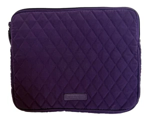 Vera Bradley Tablet iPad Hülle 11"x8,5" einfarbig lila Muster gesteppt EUC - Bild 1 von 7