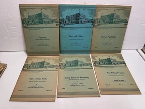 International Correspondence Schools Study Lot of 6 Pipe Related Pamphlets - Imagen 1 de 1