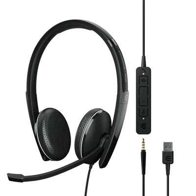 EPOS  ADAPT 165T USB-A II Stereo Computer Headset w/ 3.5mm Plug 1000902 New Bag - Image 1 of 3