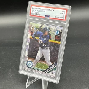 Julio Rodriguez (1st Bowman) Mega Box PSA 9 (2019 Bowman Chrome Mega Box, #33) - Bild 1 von 3