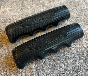 Schwinn Approved Black Fahrrad Handgriffe 70er Jahre 4 3/8” - Bild 1 von 6