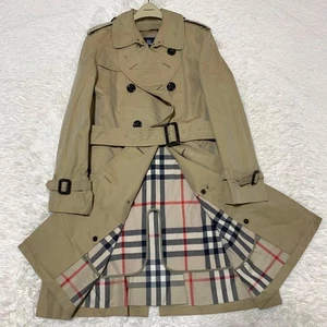 Beige Trenchcoat mit Mega Karofutter und Gürtel Burberry London Made in Japan - Bild 1 von 24
