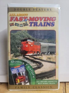 FAST SHIPPING: All About Fast Moving Trains & All Aboard (VHS, 2001) RARE OOP - Picture 1 of 3