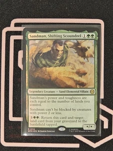Sandman, Shifting Scoundrel 0112 ~ **Foil** Rare MTG Marvel Spider-Man - Picture 1 of 1
