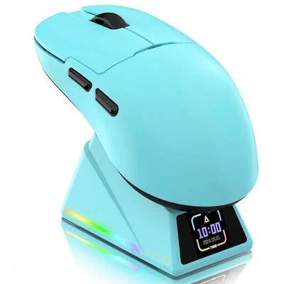 AJAZZ AJ159 APEX Wireless Gaming Mouse with 8K Magnetic Charging Base 42K DPI - Image 1 of 4