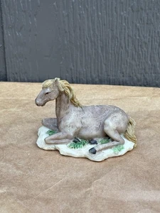 1996 Holiday Workshop handbemalte Resin Krippe Ersatz Pferd Figur - Bild 1 von 5