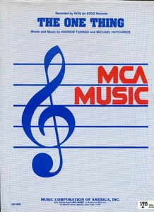 1983 Sheet Music ~ THE ONE THING ~ Inxs ~ Vintage! New! - Picture 1 of 1