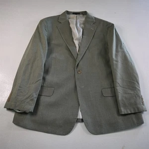 Jos A Bank 46S Light Green Silk Wool Mens Blazer Suit Jacket Sport Coat - Picture 1 of 12