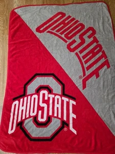 OHIO STATE LEICHTER ÜBERWURF 40"WX54" LANG OFFIZIELL SCHARLACHROT GRAU  - Bild 1 von 3