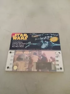Star Wars Limited Edition Collector Film Frame 70mm Film R2D2 Edition - Bild 1 von 5