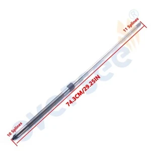6AH-45510-10 Long Driver Shaft For Yamaha 4 Stroke Outboard F15 F20 Parsun F15AB - Picture 1 of 3