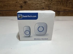 SadoTech Wireless Doorbells for Home 1 Door Bell Ringer 1 Plug-In Chime Pink Red - Picture 1 of 4