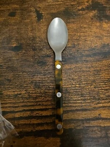 5 X Sabre Paris Bistrot Teaspoon Tortoise - Picture 1 of 5