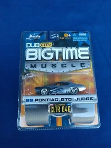 Jada Toys Dub City Bigtime Muscle 1969 Pontiac GTO Judge silber mit Flammen #46 - Bild 1 von 2