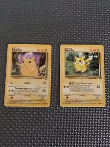 Pokemon Vintage Pikachu WOTC Karten - Base Set 2 UND Jungle - Bild 1 von 2