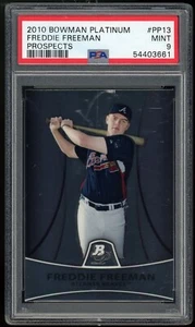 2010 Bowman Platinum Prospects #PP13 Freddie Freeman PSA 9 - Foto 1 di 2