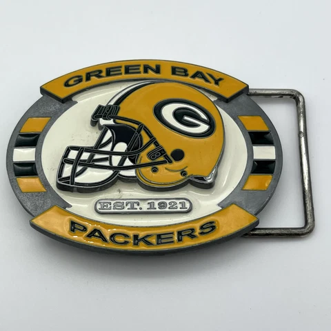 Limited Edition Green Bay Packers Belt Buckle Siskiyou Pewter Used #551/25000 Cover