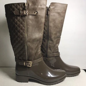 top moda Rain Riding boots New Sz 10 - Picture 1 of 6