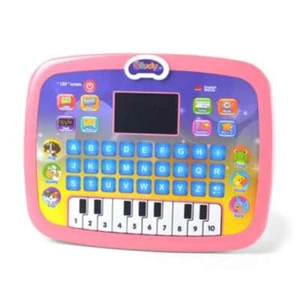 Kids Tablet Toddler Learning Pad With LED Screen Teach Alphabet Numbers Word Mus - Picture 1 of 25