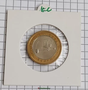 essai 1 EURO essai de frappe monétaire €, NON magnétique frappe monnaie cerclage - Picture 1 of 3