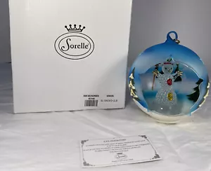 Sorelle Winter Sky Third Snowman Globe Serie BL-SNOW3-GLB Ornament schön - Bild 1 von 22