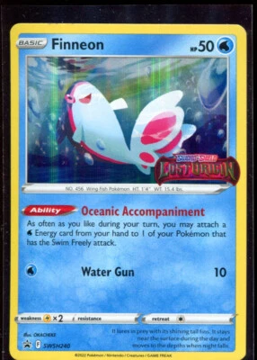 Finneon SWSH240 LP-NM Prerelease Promo Lost Origin Sword Shield Pokemon Card - Image 1 of 2