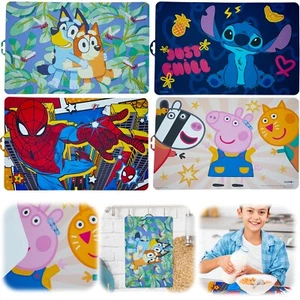 Kids Placemat Easy Wipe Clean Table Mat, Children, Girls & Boys Dining Mats 42cm - Picture 1 of 71