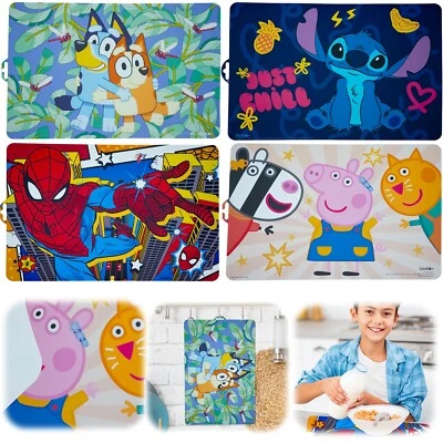 Kids Placemat Easy Wipe Clean Table Mat, Children, Girls & Boys Dining Mats 42cm - Image 1 of 2
