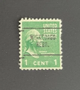 Winnebago, Nebraska Type 704 Precancel - 1 cent Prexie - U.S. #804 - NE - Picture 1 of 1