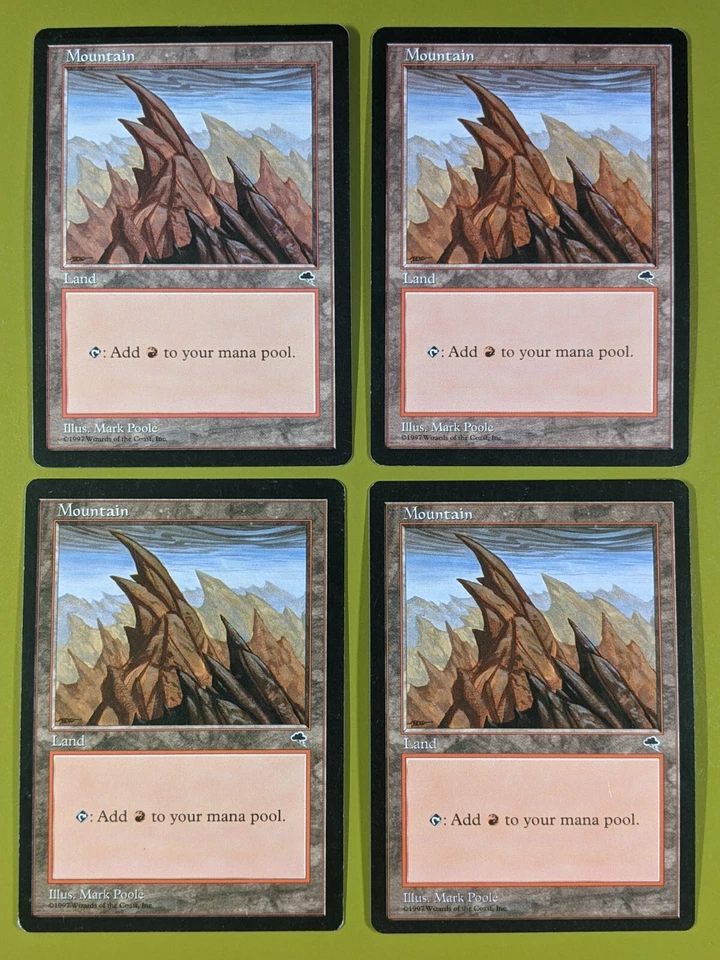 Mountain (Left) x4 Tempest 4x Playset Magic the Gathering MTG - Image 1 of 1