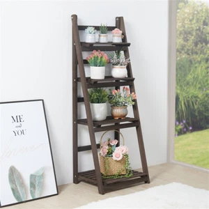 3/4 Tiers Garden Plant Stand Solid Flower Pot Holder Commercial Display Rack - Picture 1 of 18