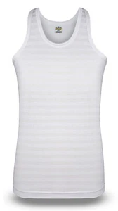 SOFTY® Herren Sportweste Streifen Tank TOP SOMMER weiß Weste - Bild 1 von 1