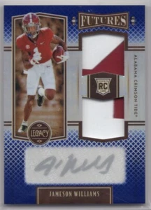 Jameson Williams 2022 Legacy Football Futures Patch Autograph #22/25 - Bild 1 von 2