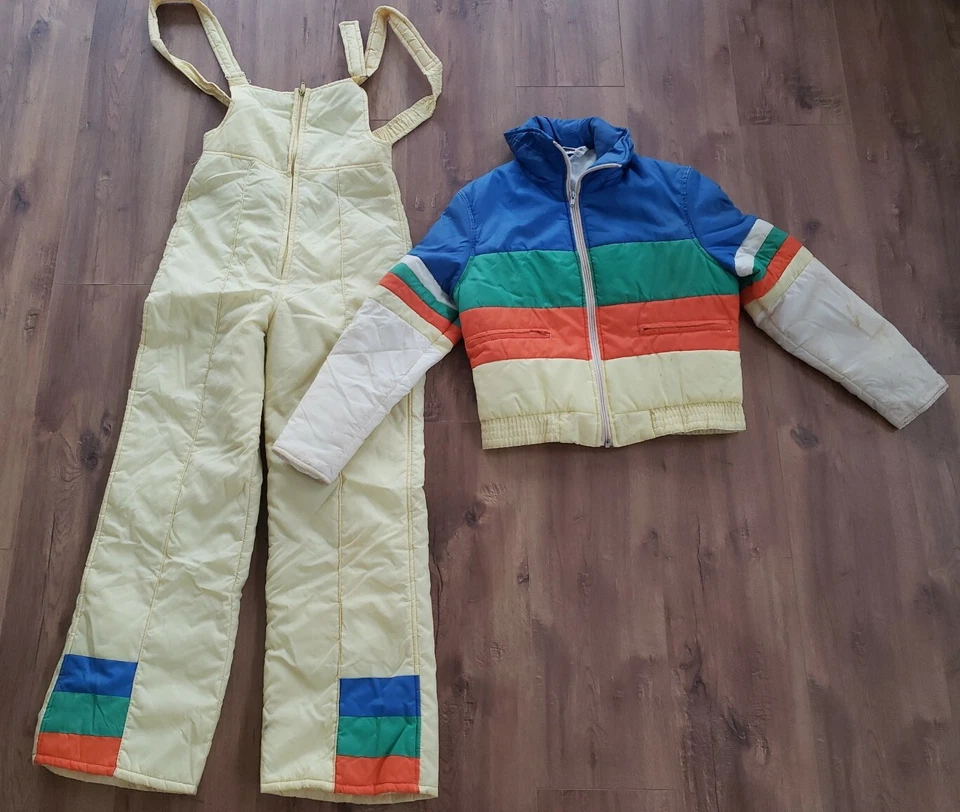 Traje de moto de nieve vintage Montgomery Ward de dos piezas chaqueta abrigo para mujer talla 9/10 Foto 1 de 4